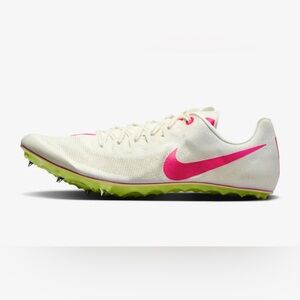 Nike Ja Fly Track & Field Spikes White Pink Bag & Tool DR2741-100 NWOB